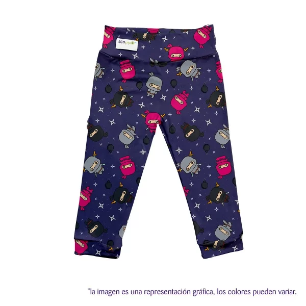 Leggins NINJA Gde 2 a 4 años